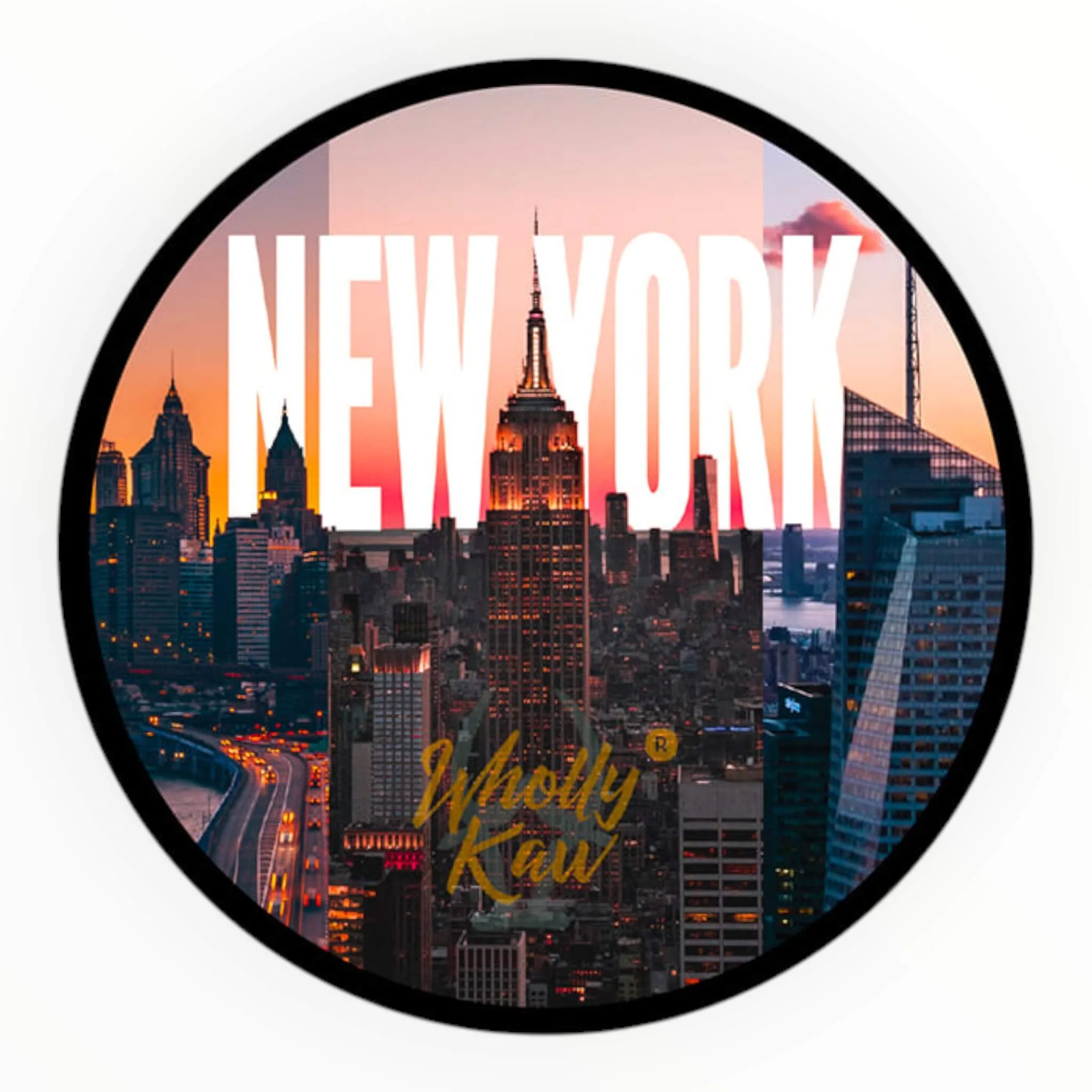 Wholly Kaw Barbersæbe, New York, 114 g.