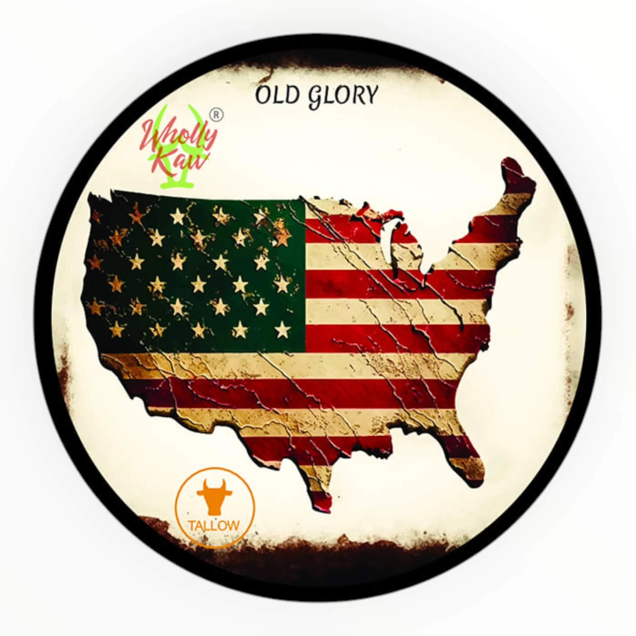 Wholly Kaw Barbersæbe, Old Glory, 114 g.
