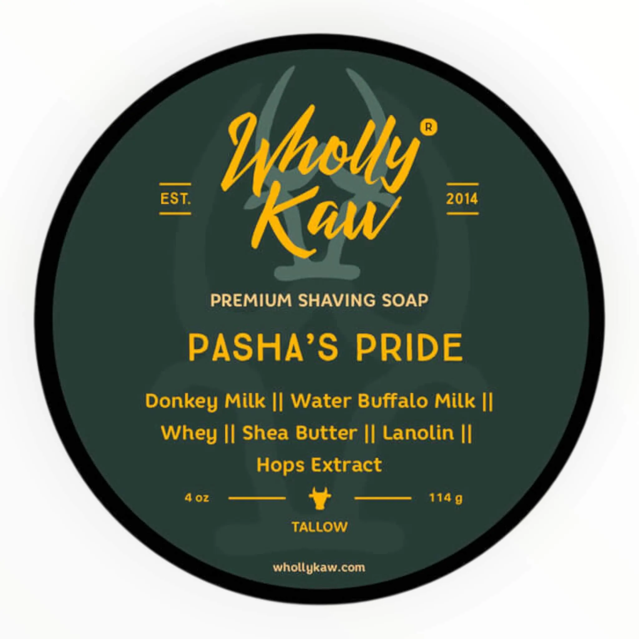 Wholly Kaw Barbersæbe, Pasha's Pride, 114 g.