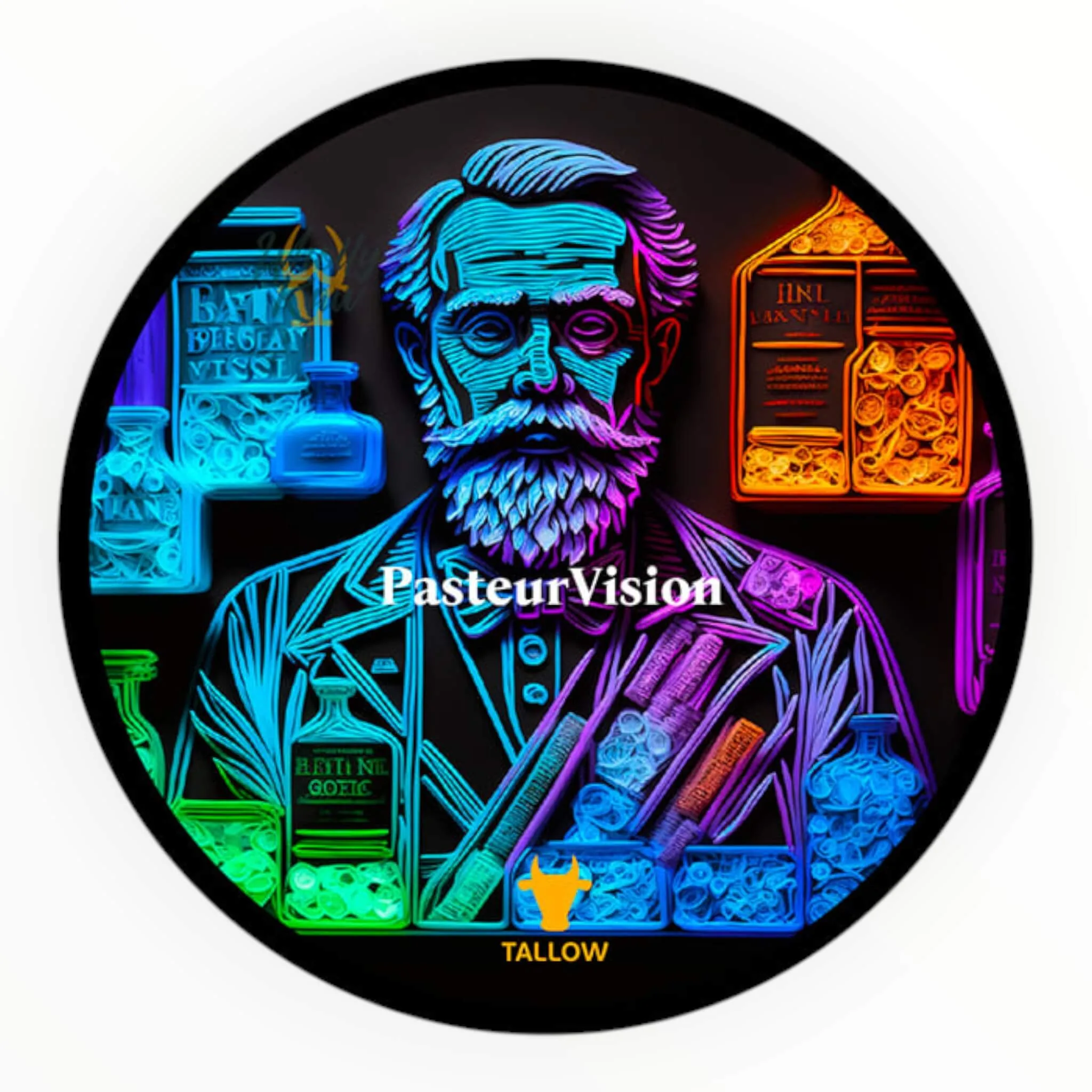 Wholly Kaw Barbersæbe, Pasteur Vision, 114 g.