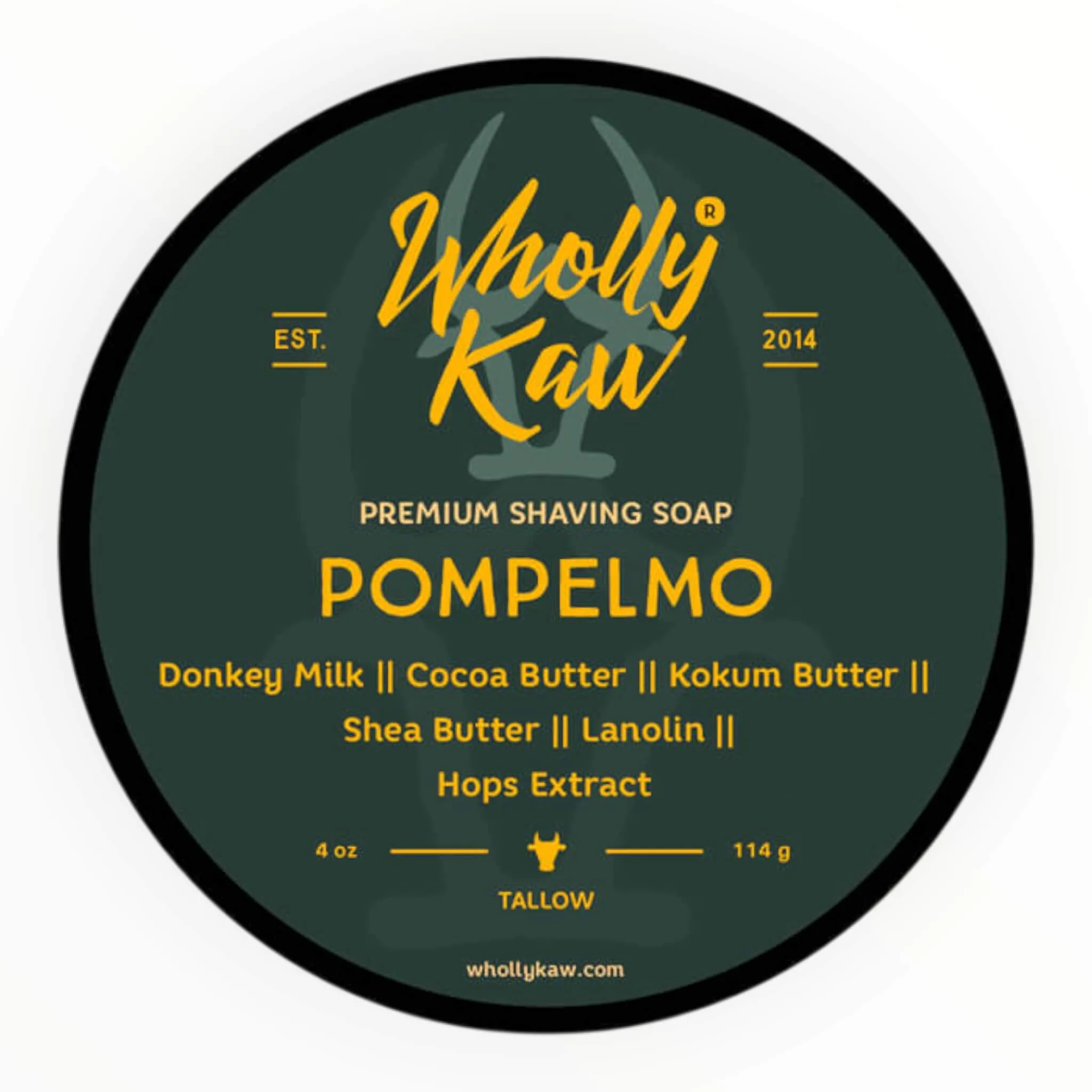 Wholly Kaw Barbersæbe, Pompelmo, 114 g.