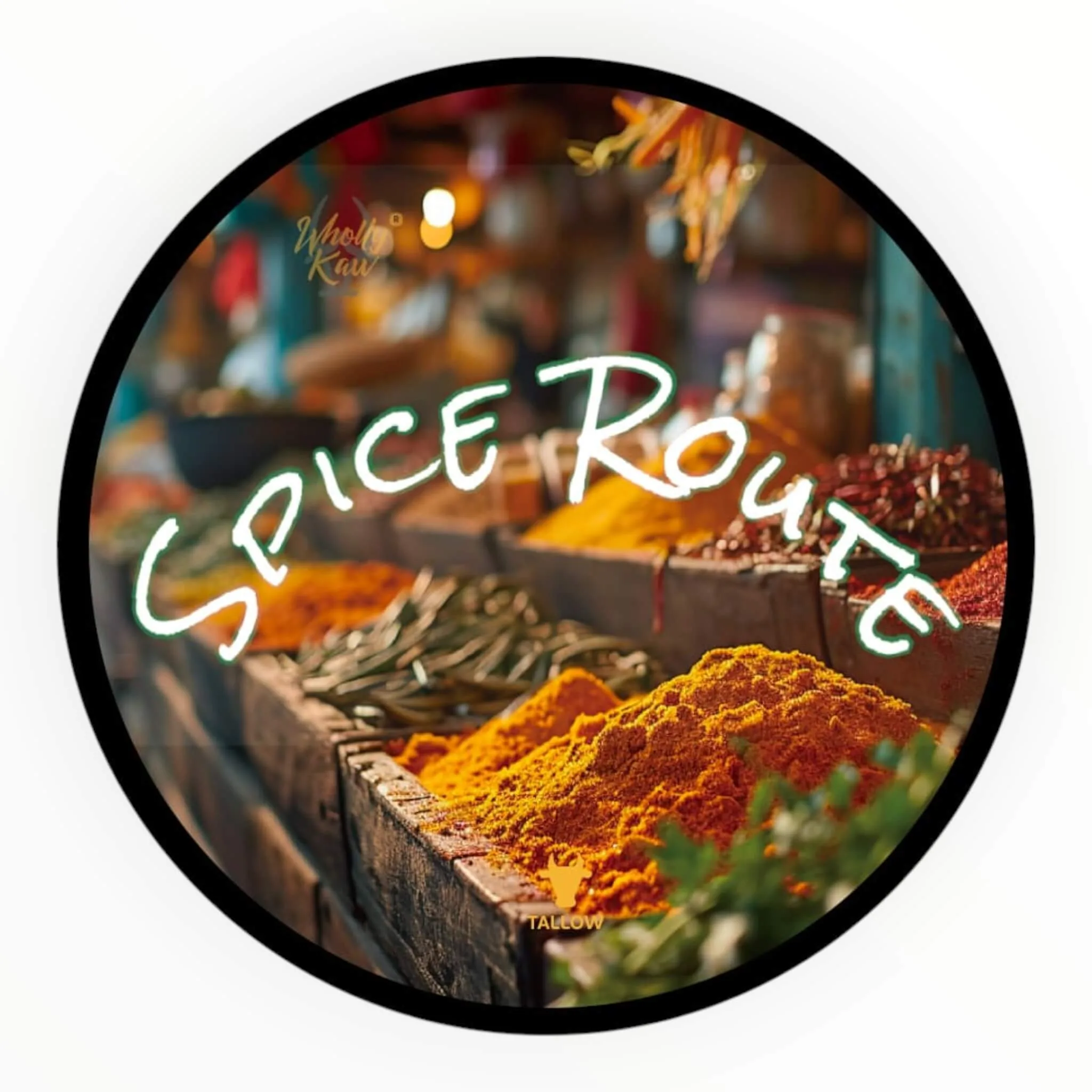 Wholly Kaw Barbersæbe, Spice Route, 114 g.