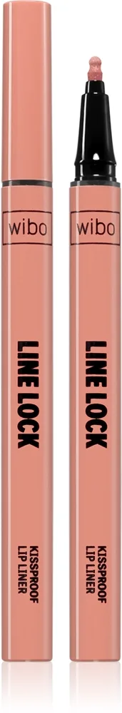 Wibo Line Lock Kissproof Lip Liner Læbe markør med længerevarende effekt Skygge 02 Barely Legal 1 stk.