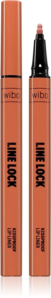 Wibo Line Lock Kissproof Lip Liner Læbe markør med længerevarende effekt Skygge 03 Spicy Rumor 1 stk.