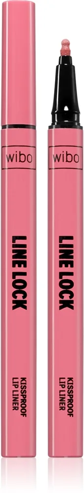Wibo Line Lock Kissproof Lip Liner Læbe markør med længerevarende effekt Skygge 04 Stolen Kiss 1 stk.