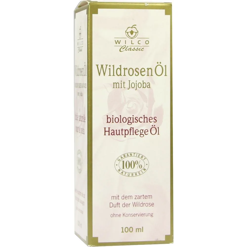 WILDROSENÖL 100% naturrein m.Jojoba 100 ml Öl
