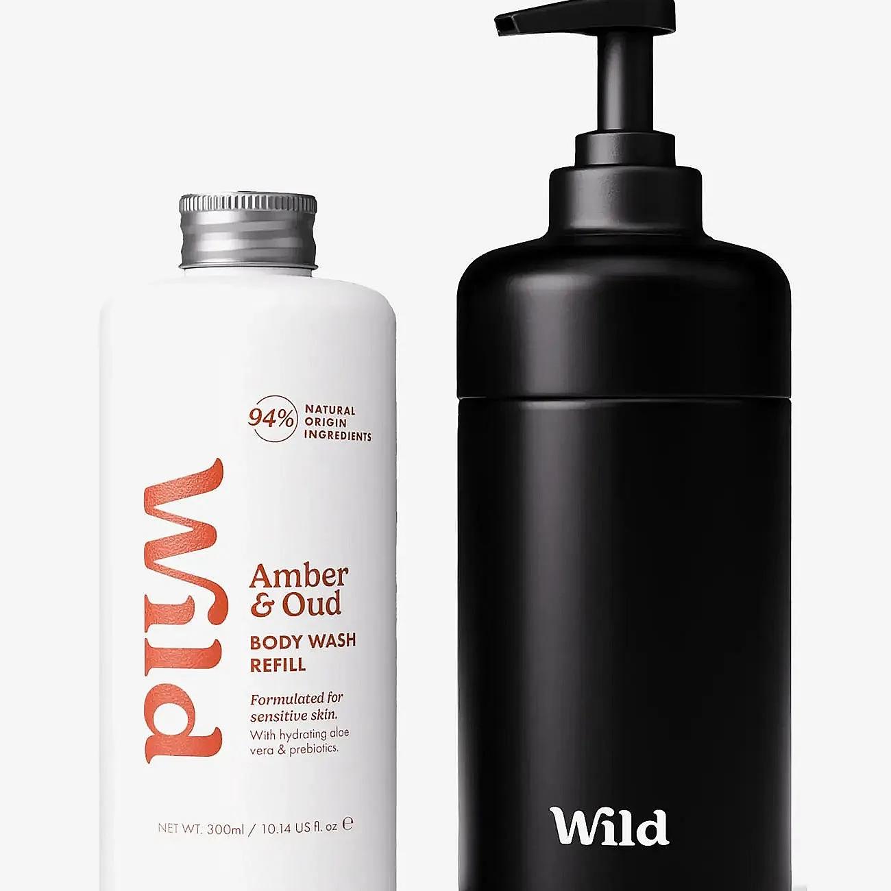Wild Body Wash Black Case Amber Oud 300 ml