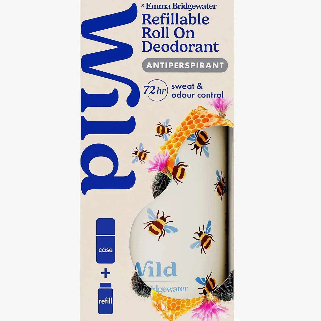 Wild Honey & Cactus Flower Bee Case Roll-on antiperspirant Med väska 50 ml