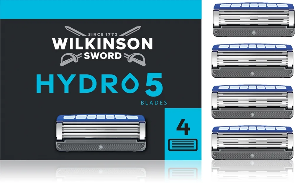 Wilkinson Sword Hydro5 Skin Protection Regular Reservhuvuden 4 st.