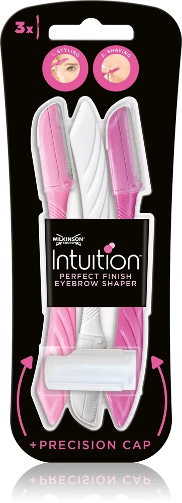 Wilkinson Sword Intuition Eyebrow Shaper Barberkniv til øjenbryn 3 stk.
