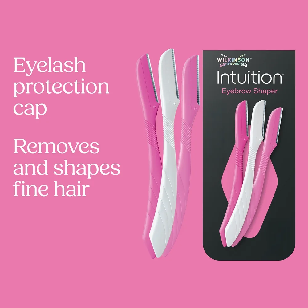 Wilkinson Sword Intuition Eyebrow Shaper Rakapparat för ögonbryn 3 st.