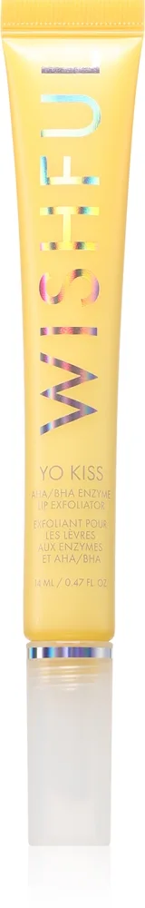 Wishful Yo Kiss AHA/BHA Enzyme Lip Exfoliator Läpp-skrubb 14 ml