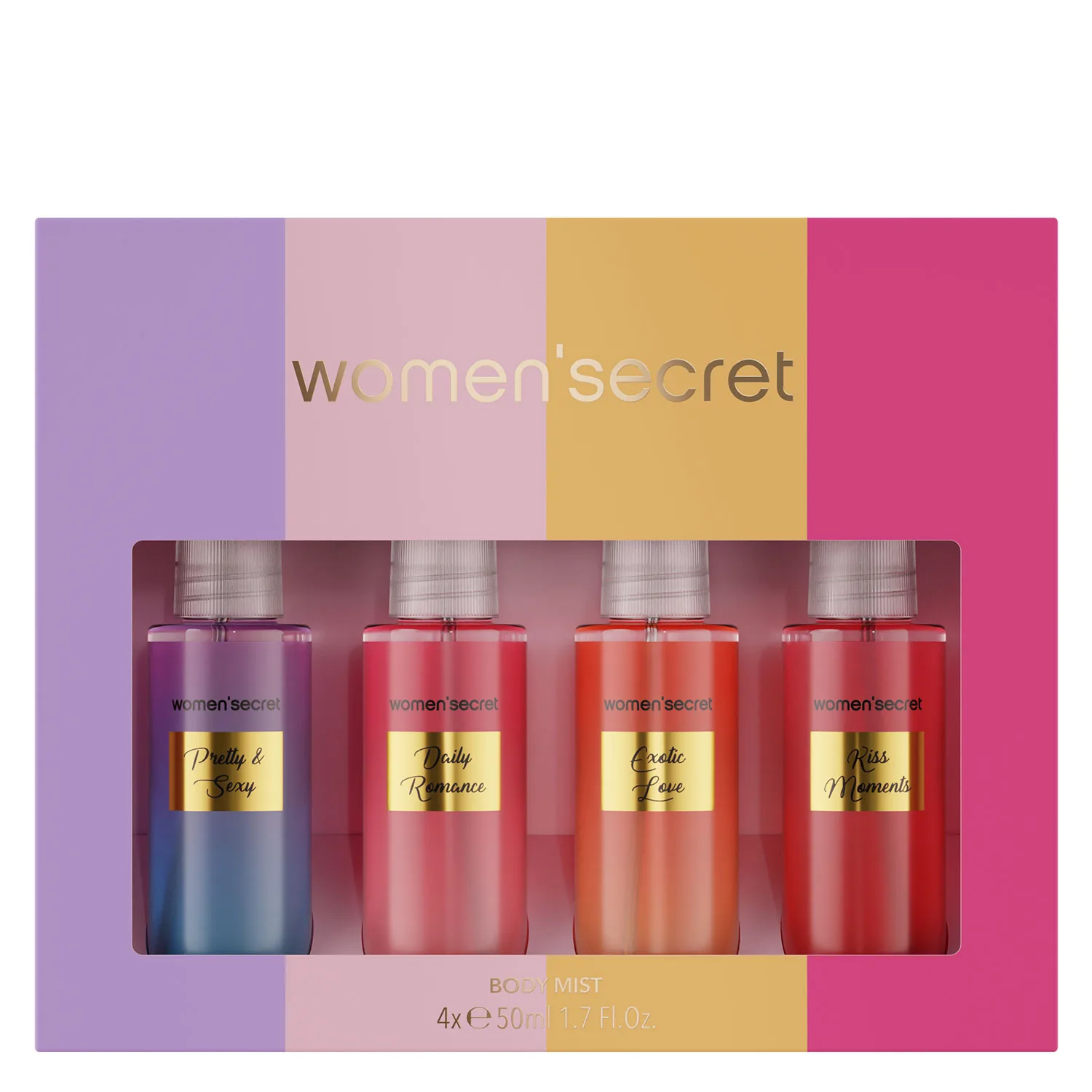 Women´secret Body Mist Set Color 4x50ml
