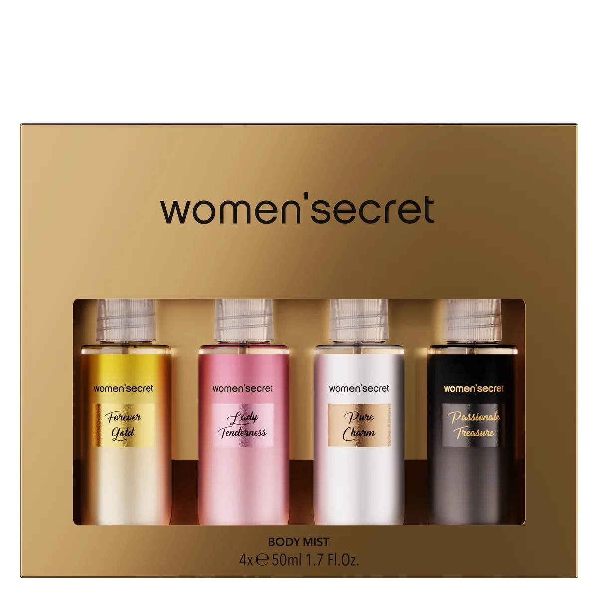 Women´secret Body Mist Set Gold 4x50ml