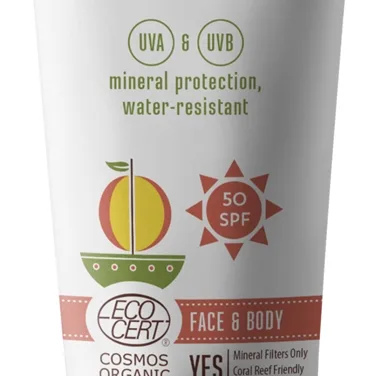 WoodenSpoon Baby & Family Sweet Mango Family Sunscreen Lotion with SPF 50 100 ml
