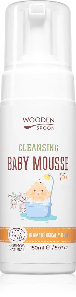 WoodenSpoon Cotton Kiss Reinigungsschaum für Kinder 150 ml