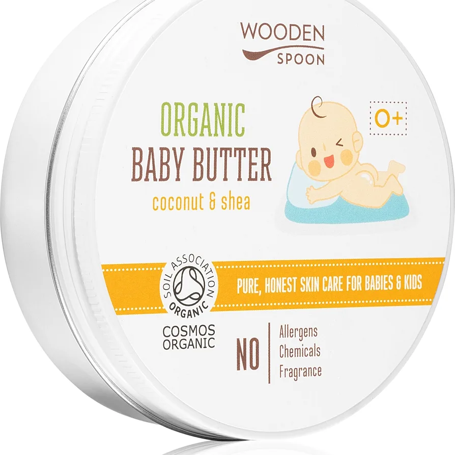 WoodenSpoon Organic Coconut & Shea vartalovoi syntymästä lähtien 100 ml