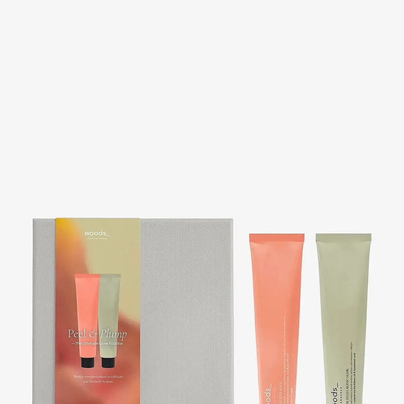 woods_ copenhagen Peel & Plump -The Ultimate Glow Routine - Nude - 150 ML