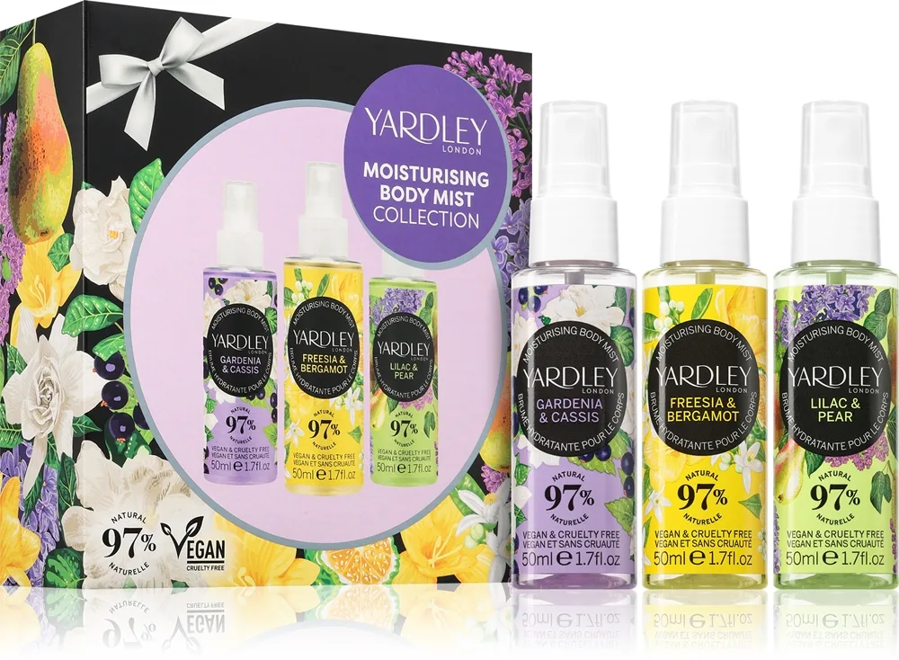 Yardley Body Mist Collection Set för Kvinnor
