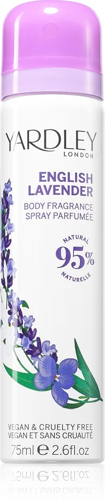 Yardley English Lavender deodoranttisuihke naisille 75 ml