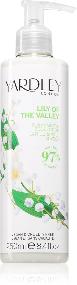 Yardley Lily Of The Valley pehmentävä vartalomaito 250 ml