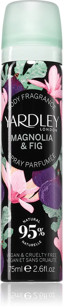 Yardley Magnolia & Fig vartalosuihke naisille 75 ml