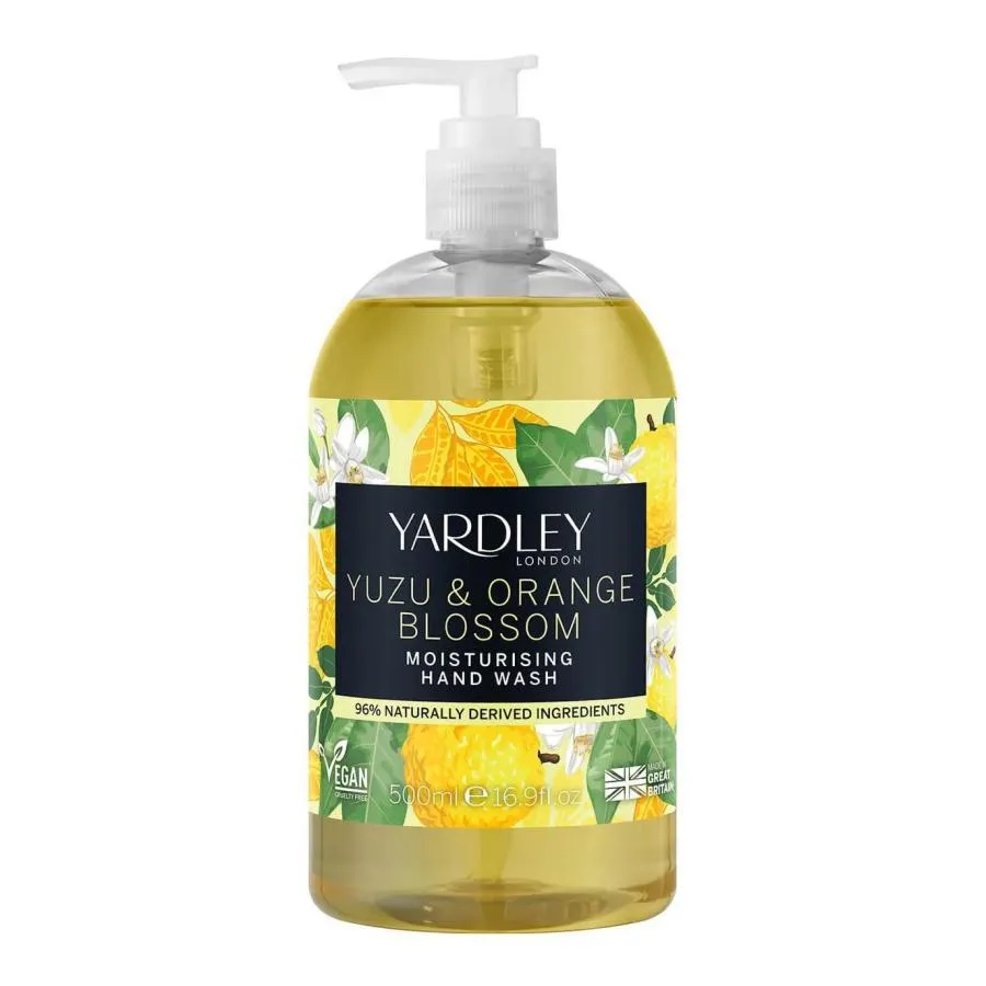 Yardley Yuzu & Orange Blossom Botanical Hand Wash 500ml