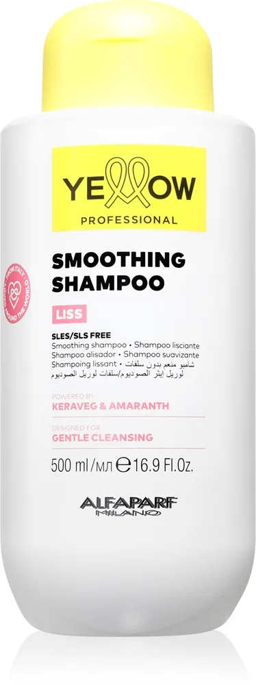 Yellow Professional Liss Smoothing Shampoo silottava ja kosteuttava shampoo 500 ml