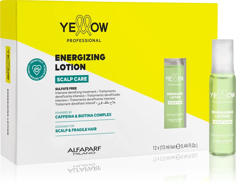 Yellow Professional Scalp Care Energizing Lotion intensiivinen kuuri hiusten tuuheuden palauttamiseen 12x13 ml