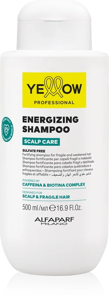 Yellow Professional Scalp Care Energizing Shampoo Energigivande schampo för svagt hår med en tendens att falla av 500 ml