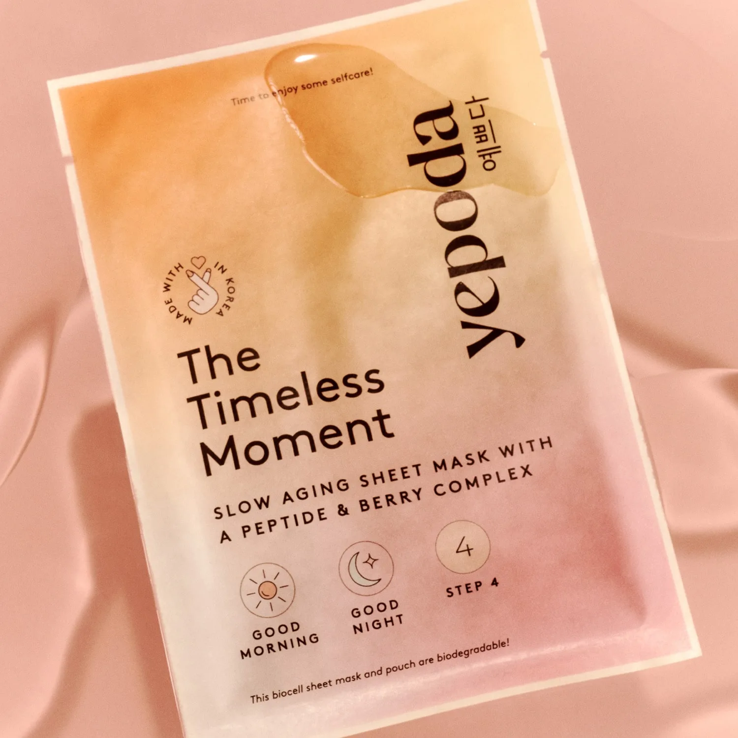 The Timeless Moment - Tygmask med peptider och anti-age-effekt