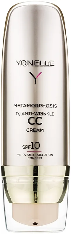 Yonelle Metamorphosis CC creme mod rynker SPF 10 Skygge 1 Light Neutral 50 ml