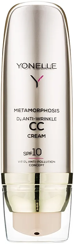 Yonelle Metamorphosis CC creme mod rynker SPF 10 Skygge 2 Neutral 50 ml