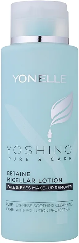 Yonelle Yoshino Pure&Care Micellært vand med betain til intensiv fugt 400 ml
