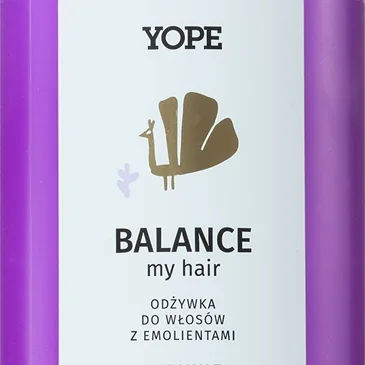 Yope BALANCE my hair puhdistava hoitoaine rasvoittuville hiuksille 300 ml