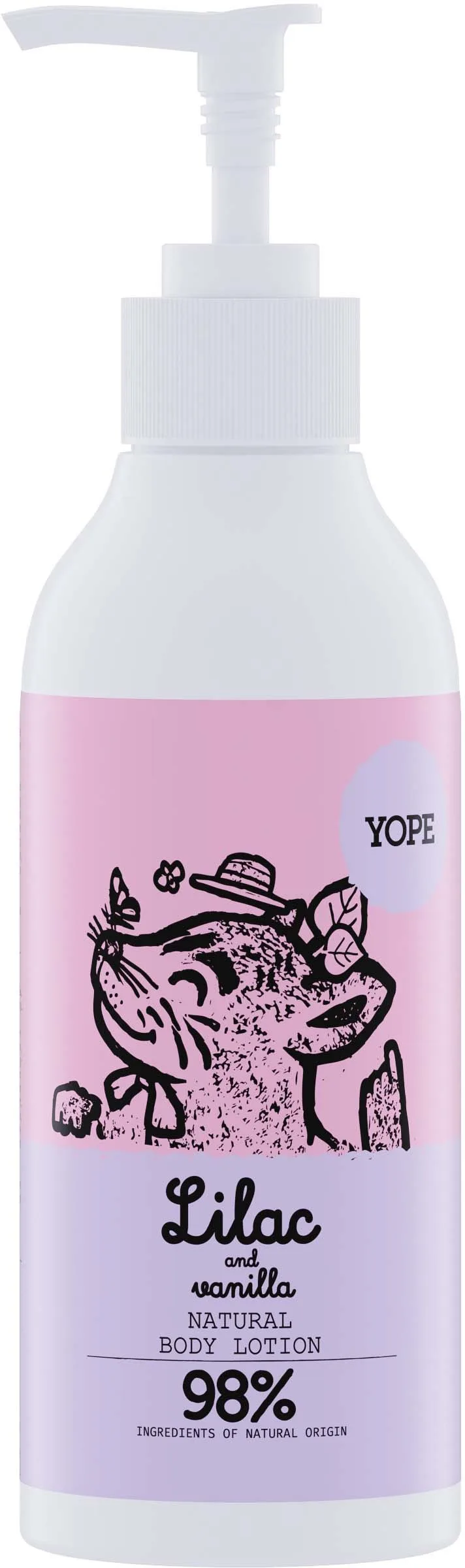 YOPE Botanical Body Lotion Lilac and Vanilla 300 ml