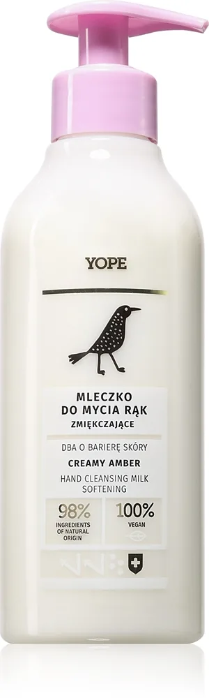 Yope Creamy Amber voidemainen nestesaippua käsiin 300 ml