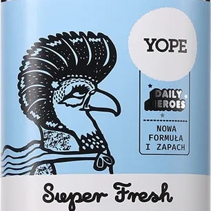 Yope Daily Heroes Fresh Shampoo Fresh Grass Forfriskende shampoo Til fedtet hår og hovedbund 300 ml