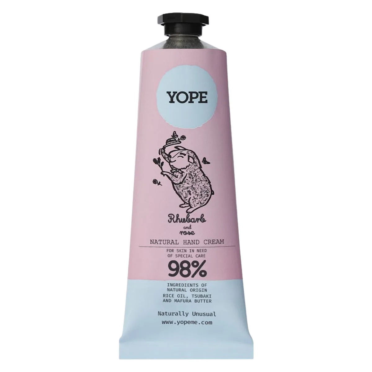 YOPE Yope Hand Cream Rhubarb And Rose - Nude - 50 ml