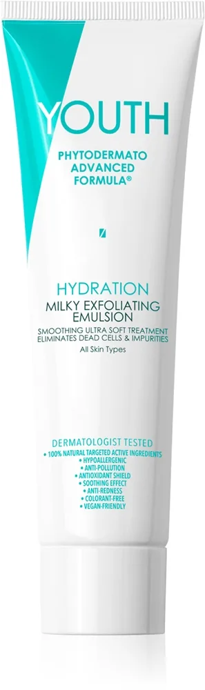 YOUTH Hydration Milky Exfoliating Emulsion Rensende eksfoliator 100 ml