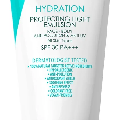 YOUTH Hydration Protecting Light Emulsion Skyddande kräm för ansikte och kropp SPF 30 50 ml