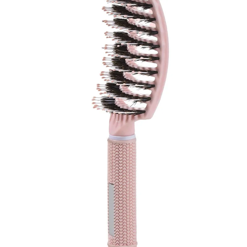 Yuaia Haircare Curved Paddle Brush Pink