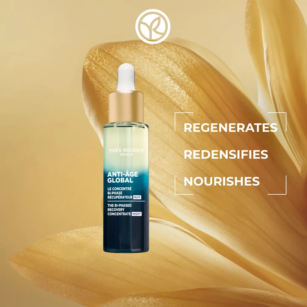 Yves Rocher Anti-Age Global Två-fasigt serum för natten 30 ml