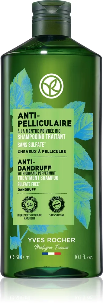 Yves Rocher ANTI-PELLICULAIRE hilsettä ehkäisevä shampoo 300 ml