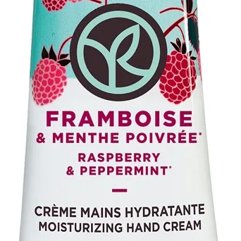 Yves Rocher Bain de Nature Handkräm Raspberry & Peppermint 30 ml
