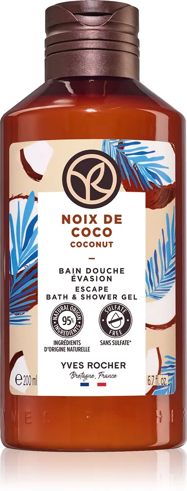Yves Rocher Bain de Nature Närande dusch-gel Coconut 200 ml