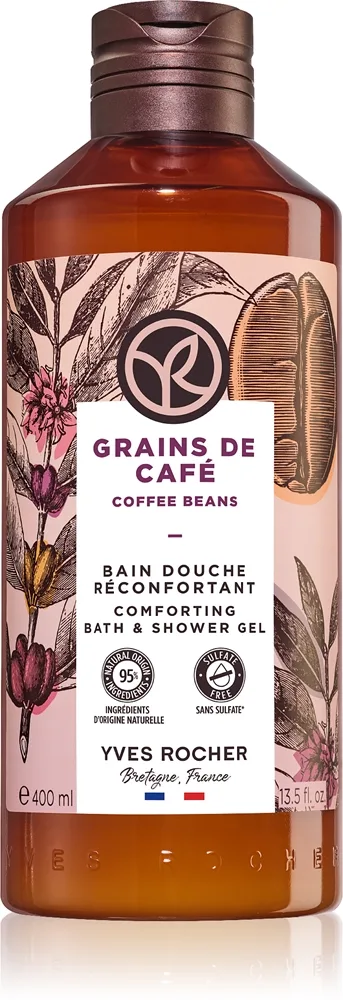 Yves Rocher Bain de Nature Nærende brusege l Coffee Beans 200 ml