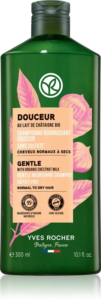 Yves Rocher Douceur hellävarainen shampoo with Organic Chestnut Milk 300 ml