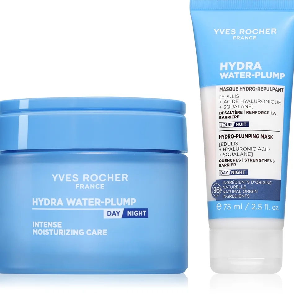 Yves Rocher Hydra Water-Plump Sæt til ansigt