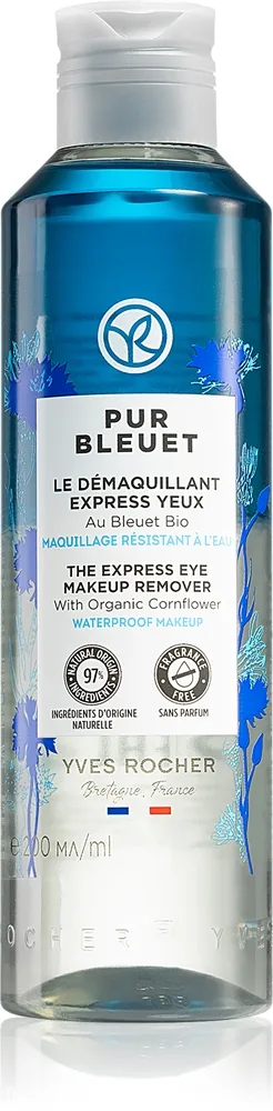 Yves Rocher Pur Bleuet 2-fase mild makeupfjerner til øjenområdet 200 ml
